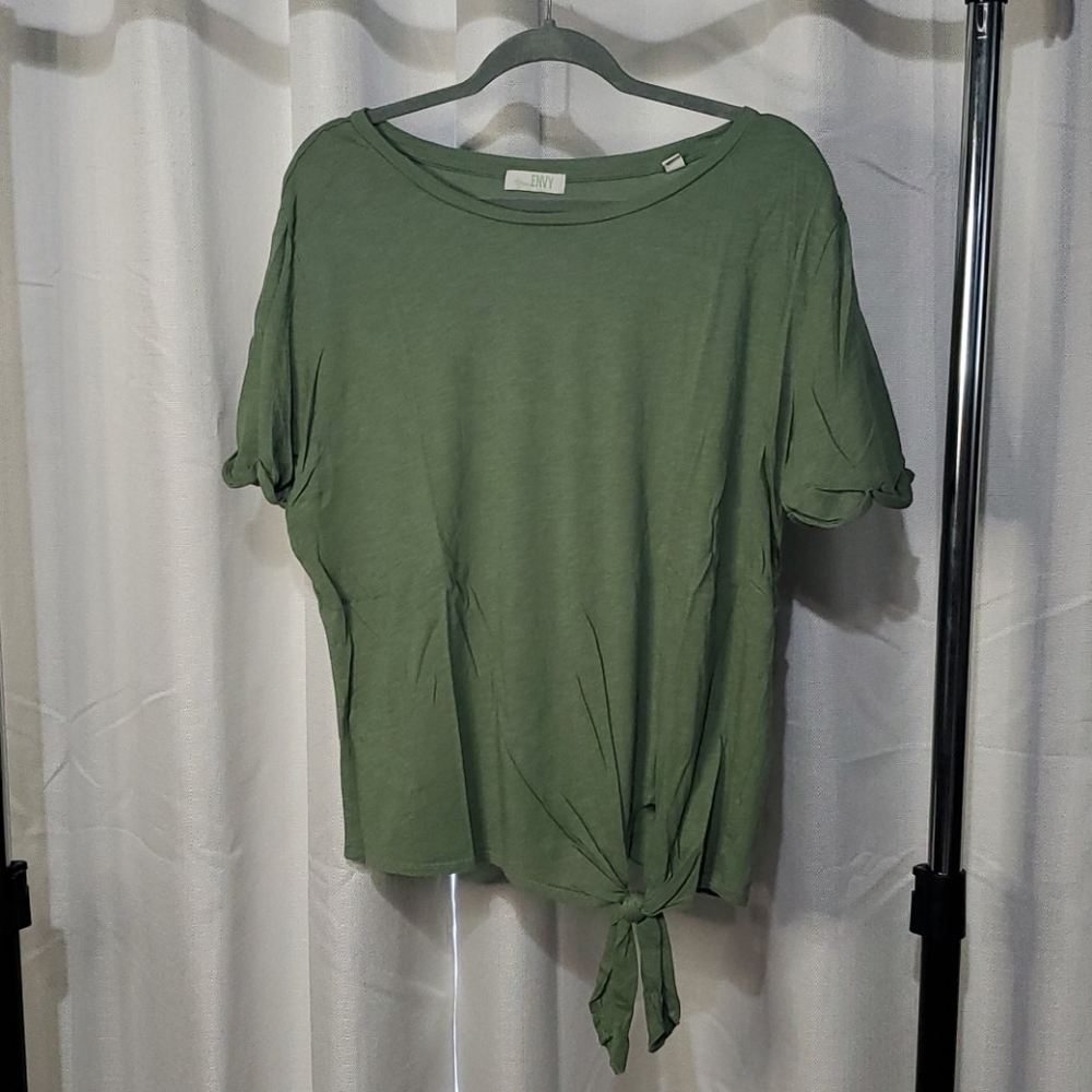 Green Envy sage top